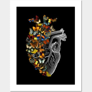 Butterfly Vintage Heart Spring by Tobe Fonseca Posters and Art